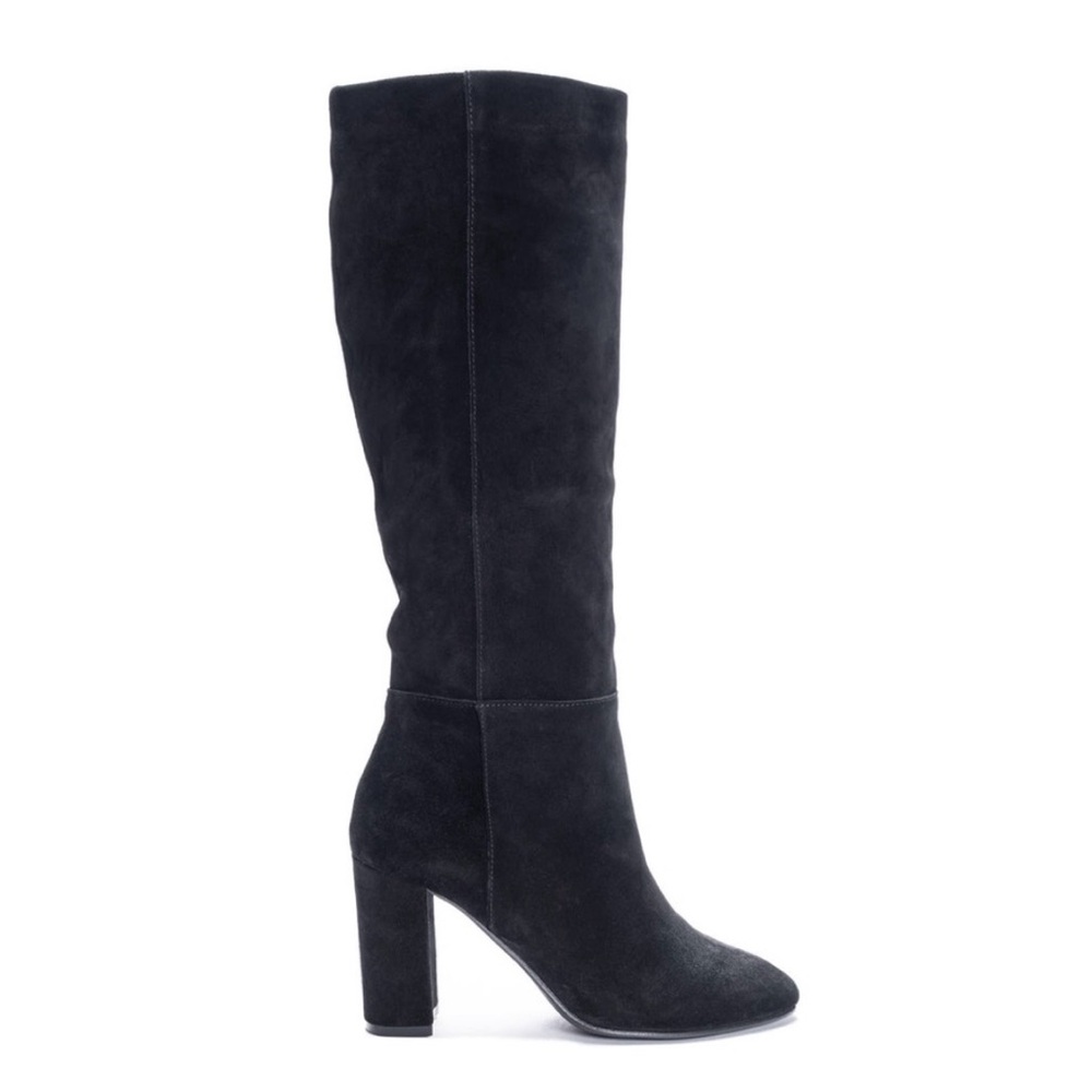 Chinese Laundry Black Suede Boots